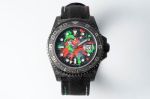 ROLEX GMT-Master II Fake Carbon Fiber Dial Cal.3186 Movement Multicolor Watch
